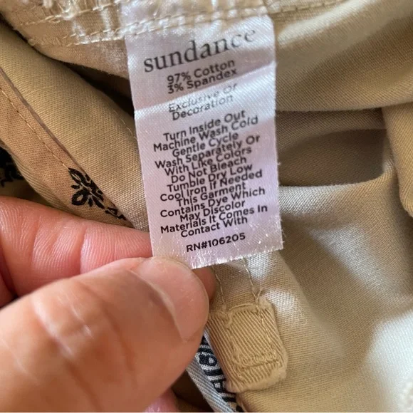 Sundance Ariel Embroidered Pants Size P4 - Picture 4 of 11